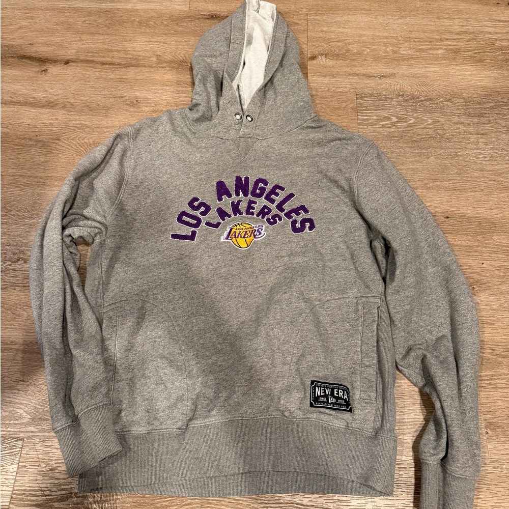 New Era Lakers Gray Sweatshirt